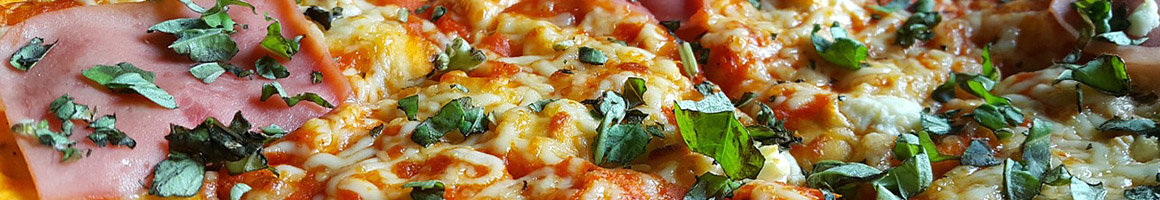 Eating Italian Pizza at Italian Pizza & Pasta restaurant in Katy, TX.